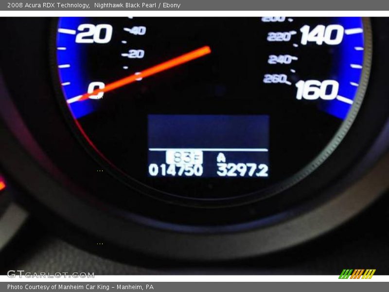 Nighthawk Black Pearl / Ebony 2008 Acura RDX Technology