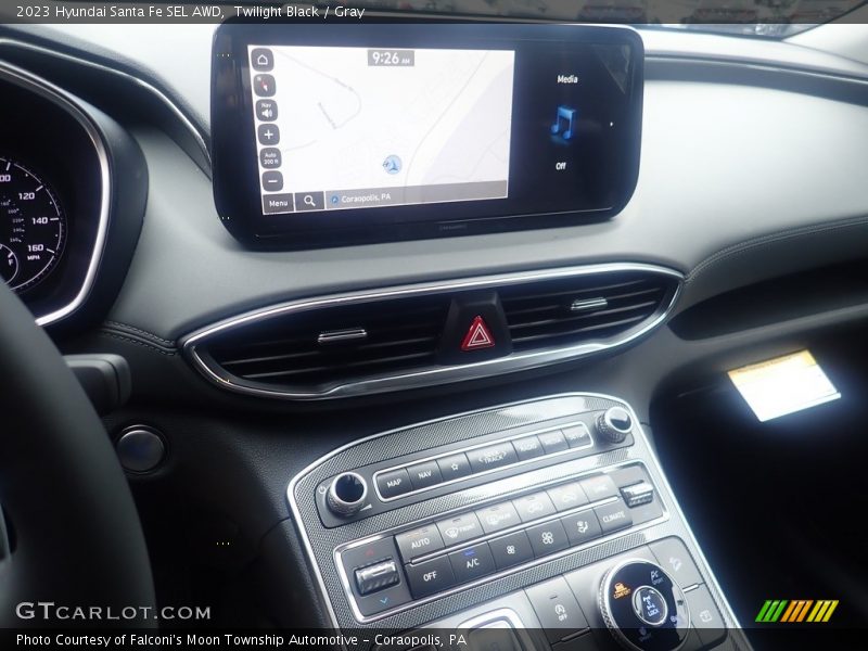 Twilight Black / Gray 2023 Hyundai Santa Fe SEL AWD