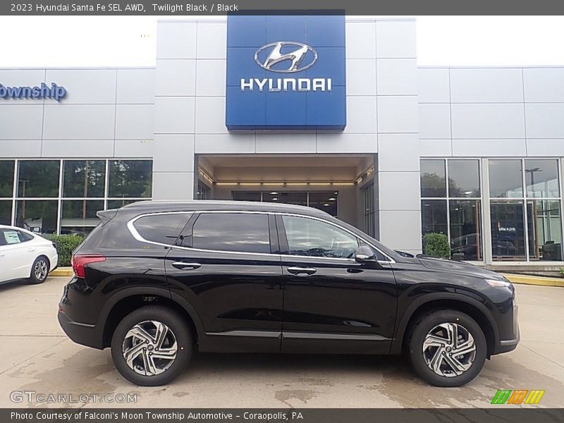 Twilight Black / Black 2023 Hyundai Santa Fe SEL AWD
