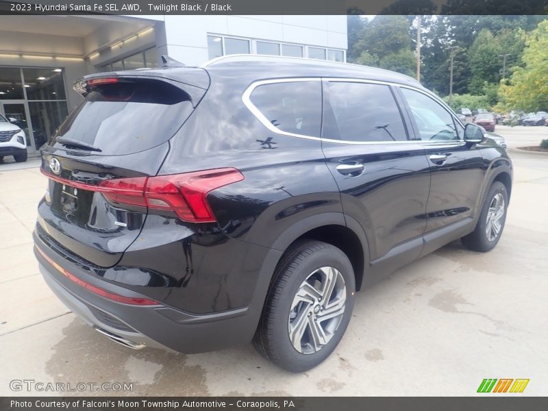 Twilight Black / Black 2023 Hyundai Santa Fe SEL AWD