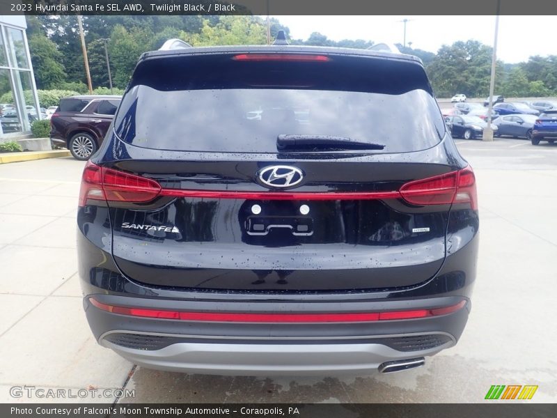 Twilight Black / Black 2023 Hyundai Santa Fe SEL AWD