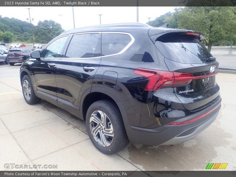 Twilight Black / Black 2023 Hyundai Santa Fe SEL AWD