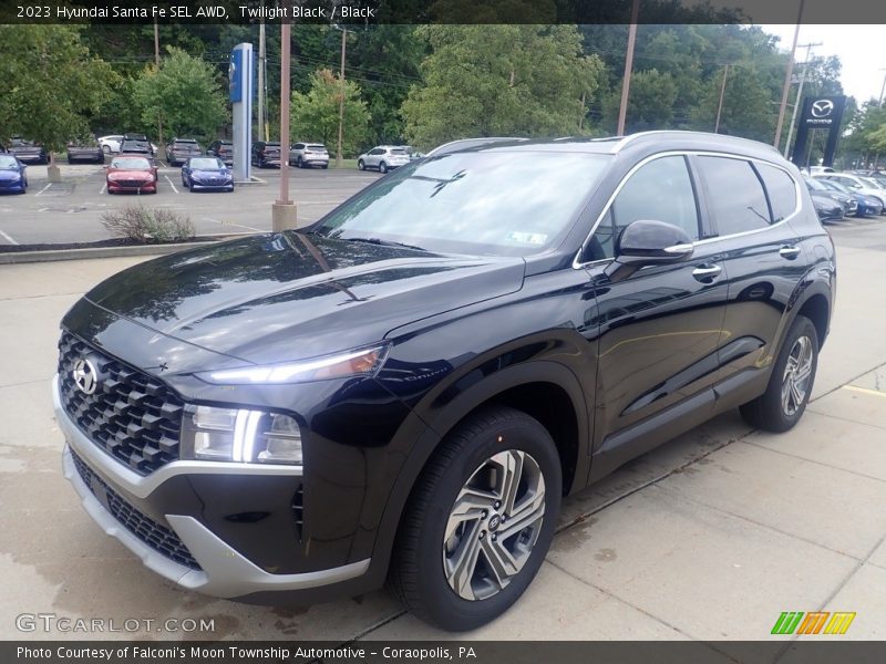 Twilight Black / Black 2023 Hyundai Santa Fe SEL AWD
