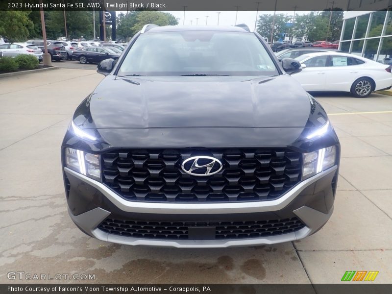 Twilight Black / Black 2023 Hyundai Santa Fe SEL AWD