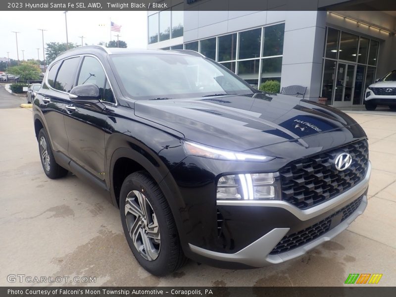Twilight Black / Black 2023 Hyundai Santa Fe SEL AWD