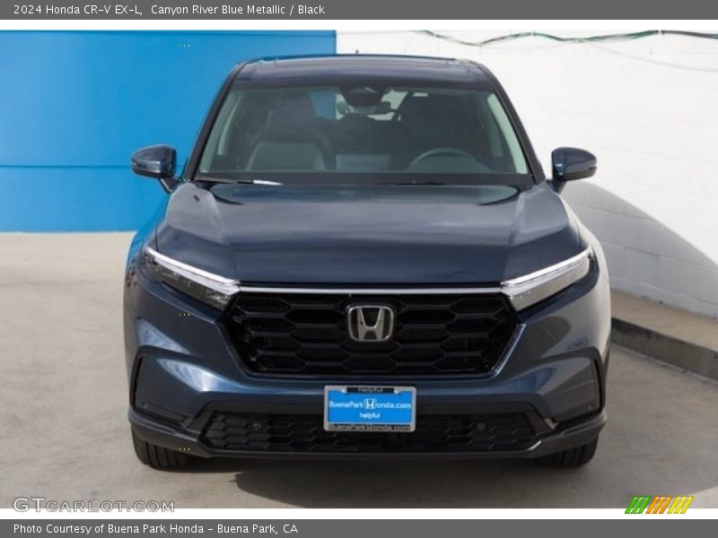 Canyon River Blue Metallic / Black 2024 Honda CR-V EX-L