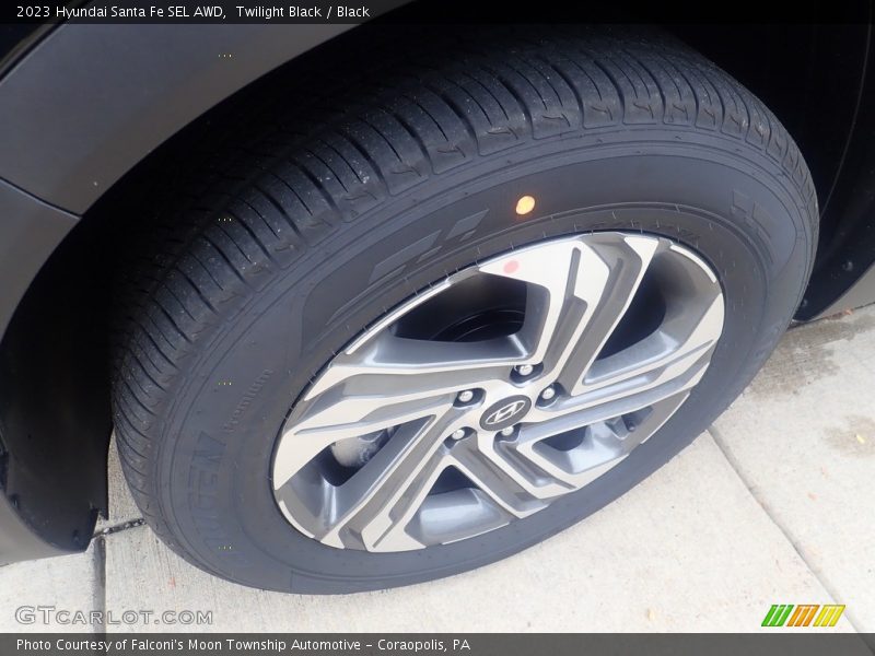 Twilight Black / Black 2023 Hyundai Santa Fe SEL AWD