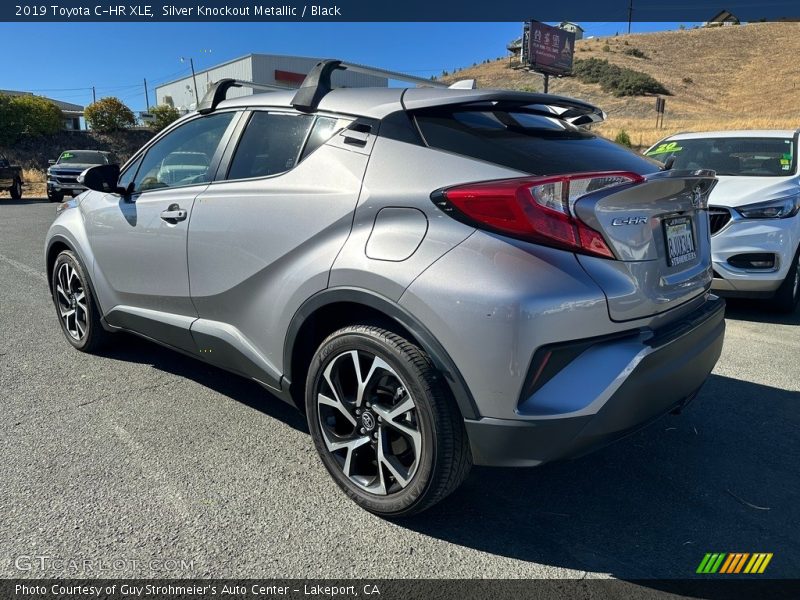 Silver Knockout Metallic / Black 2019 Toyota C-HR XLE