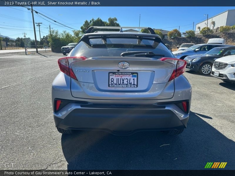 Silver Knockout Metallic / Black 2019 Toyota C-HR XLE