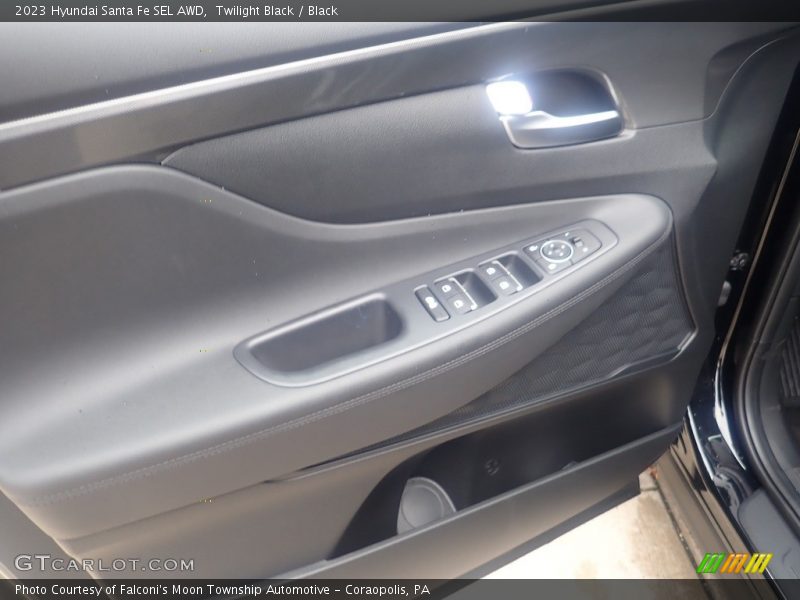 Twilight Black / Black 2023 Hyundai Santa Fe SEL AWD