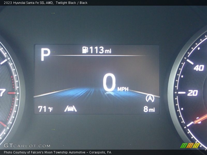 Twilight Black / Black 2023 Hyundai Santa Fe SEL AWD