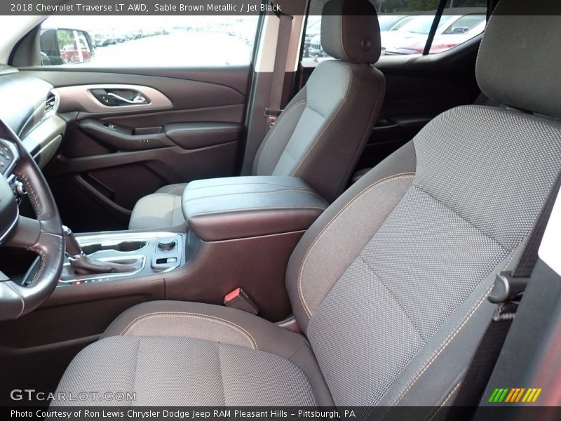 Sable Brown Metallic / Jet Black 2018 Chevrolet Traverse LT AWD