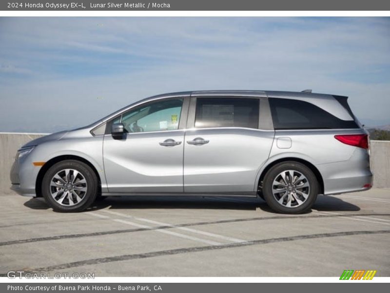 Lunar Silver Metallic / Mocha 2024 Honda Odyssey EX-L