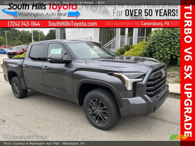 Magnetic Gray Metallic / Black 2023 Toyota Tundra SR5 CrewMax 4x4