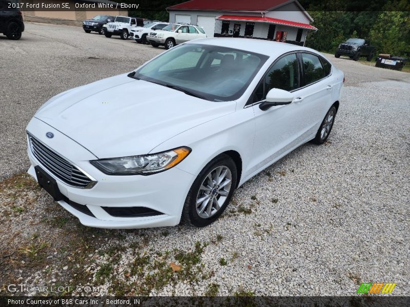 Oxford White / Ebony 2017 Ford Fusion SE
