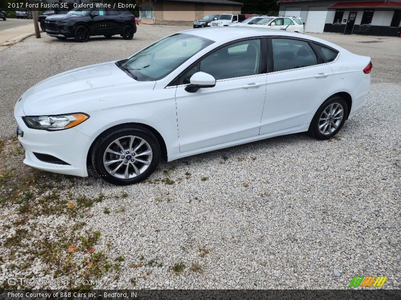 Oxford White / Ebony 2017 Ford Fusion SE