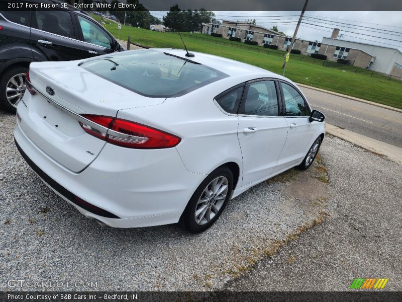 Oxford White / Ebony 2017 Ford Fusion SE