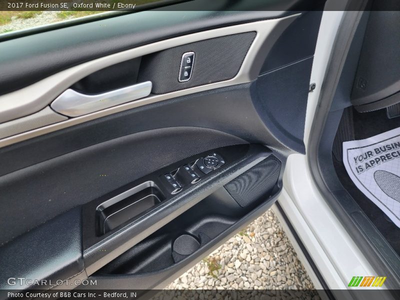 Oxford White / Ebony 2017 Ford Fusion SE