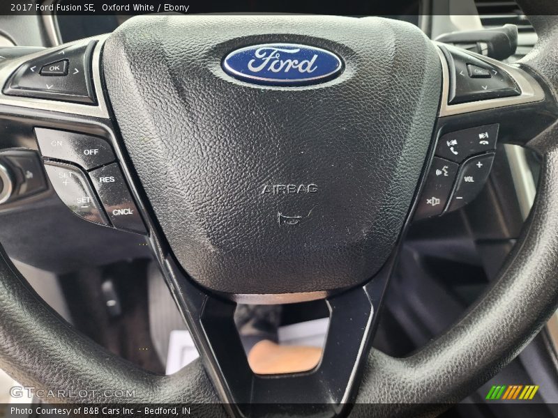Oxford White / Ebony 2017 Ford Fusion SE
