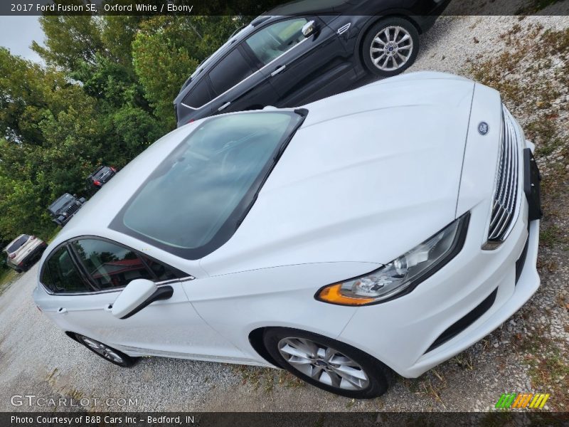Oxford White / Ebony 2017 Ford Fusion SE