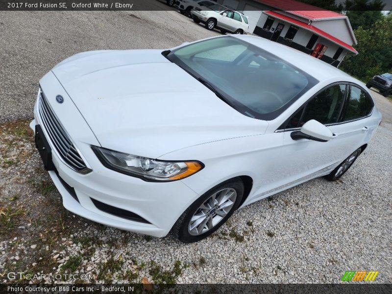 Oxford White / Ebony 2017 Ford Fusion SE