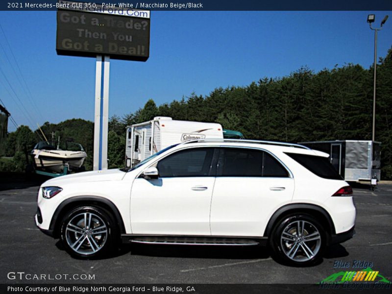 Polar White / Macchiato Beige/Black 2021 Mercedes-Benz GLE 350