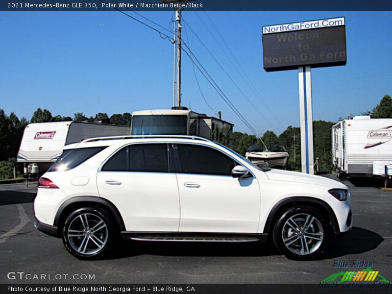 Polar White / Macchiato Beige/Black 2021 Mercedes-Benz GLE 350