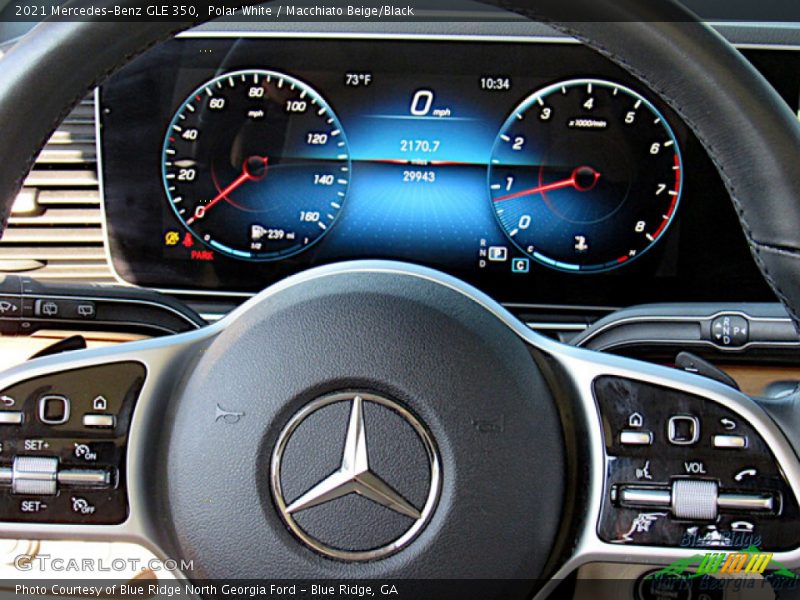 Polar White / Macchiato Beige/Black 2021 Mercedes-Benz GLE 350