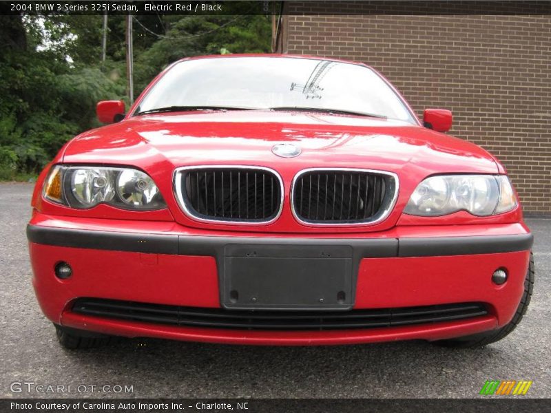 Electric Red / Black 2004 BMW 3 Series 325i Sedan
