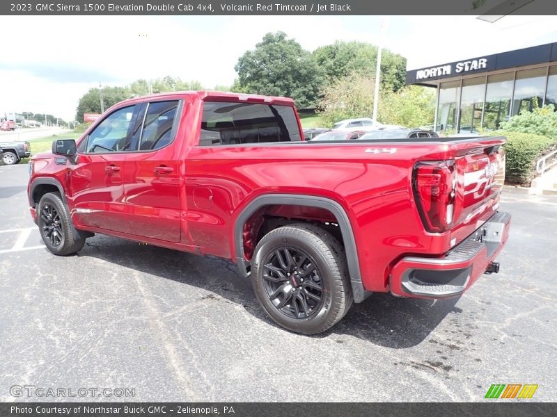 Volcanic Red Tintcoat / Jet Black 2023 GMC Sierra 1500 Elevation Double Cab 4x4