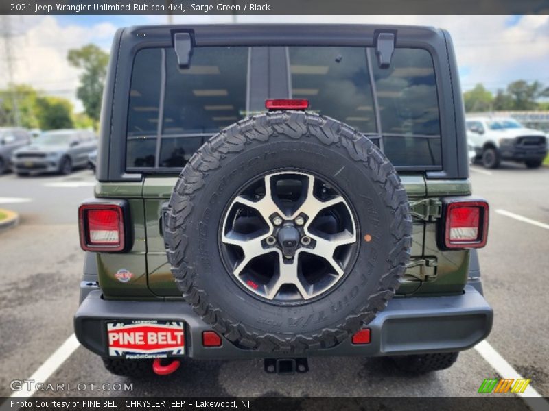 Sarge Green / Black 2021 Jeep Wrangler Unlimited Rubicon 4x4