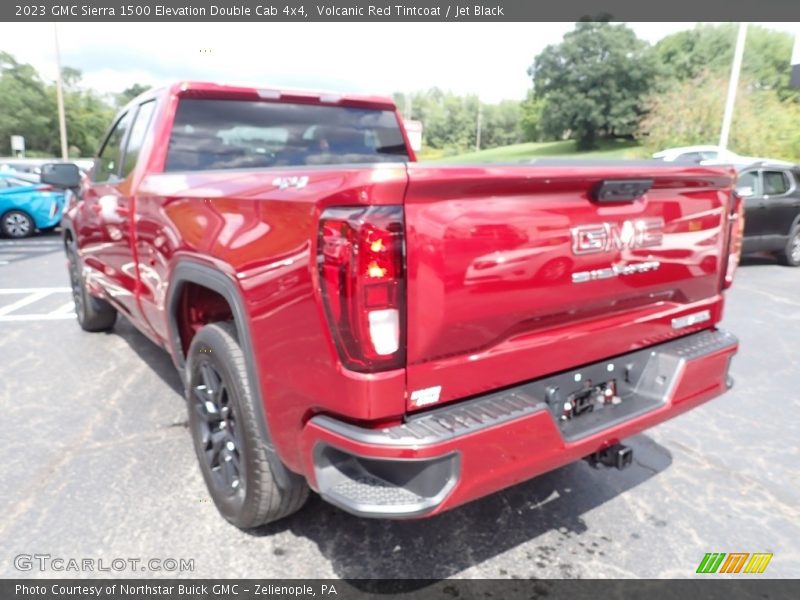 Volcanic Red Tintcoat / Jet Black 2023 GMC Sierra 1500 Elevation Double Cab 4x4