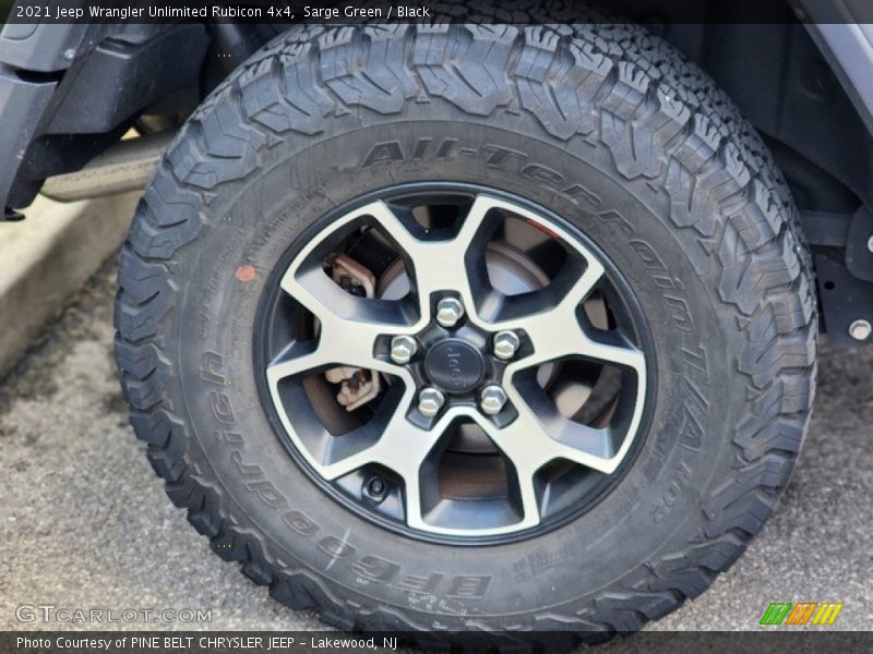Sarge Green / Black 2021 Jeep Wrangler Unlimited Rubicon 4x4