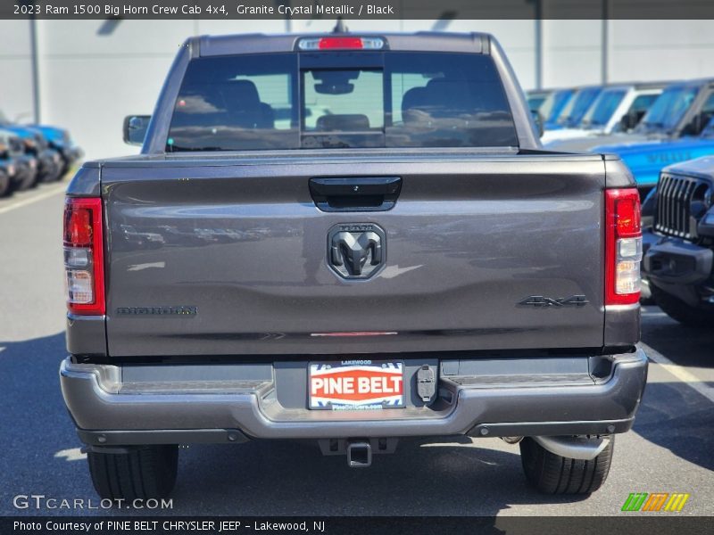 Granite Crystal Metallic / Black 2023 Ram 1500 Big Horn Crew Cab 4x4