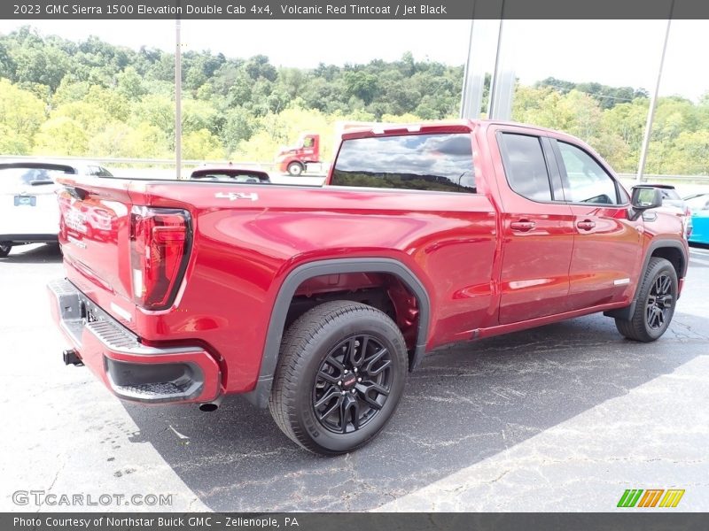 Volcanic Red Tintcoat / Jet Black 2023 GMC Sierra 1500 Elevation Double Cab 4x4