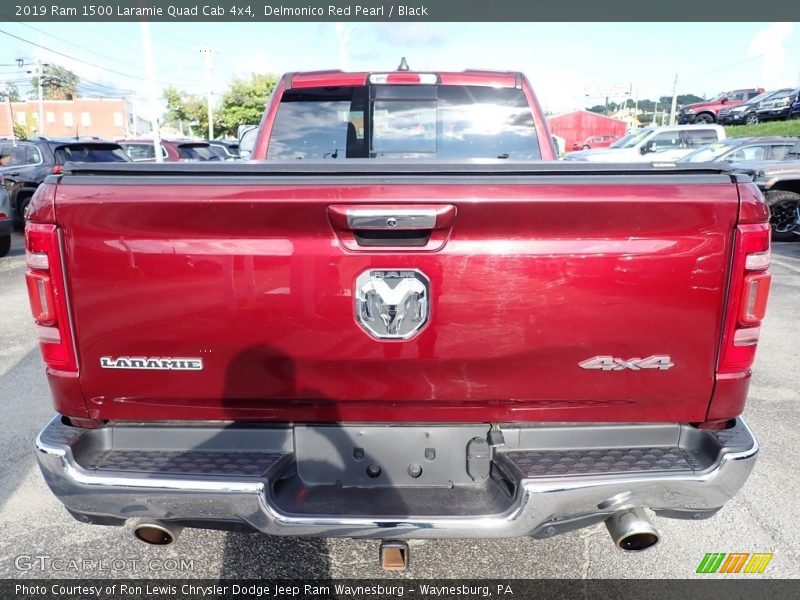 Delmonico Red Pearl / Black 2019 Ram 1500 Laramie Quad Cab 4x4