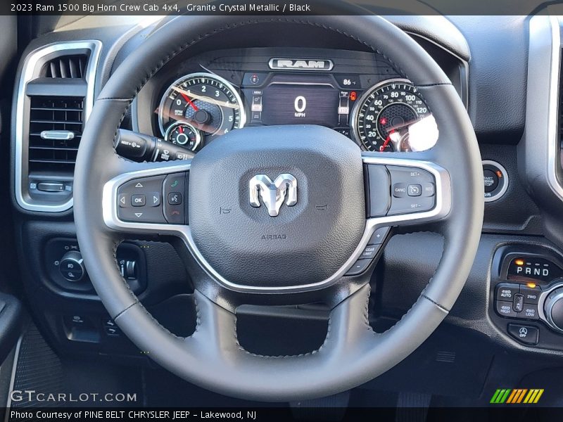  2023 1500 Big Horn Crew Cab 4x4 Steering Wheel