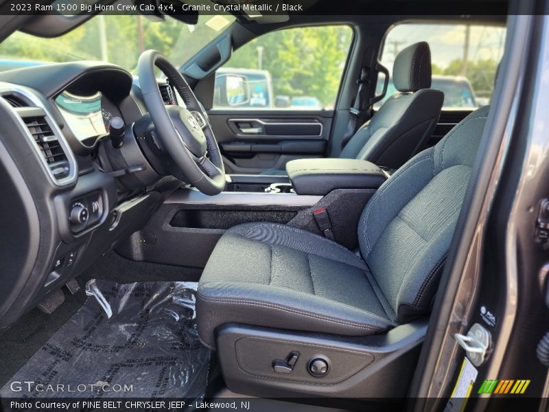 Front Seat of 2023 1500 Big Horn Crew Cab 4x4