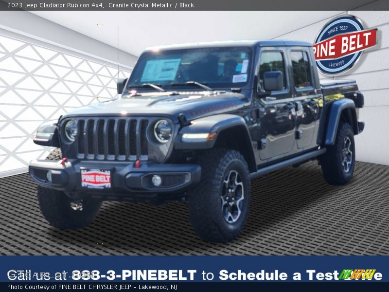 Granite Crystal Metallic / Black 2023 Jeep Gladiator Rubicon 4x4