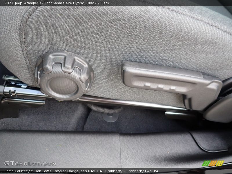 Black / Black 2024 Jeep Wrangler 4-Door Sahara 4xe Hybrid