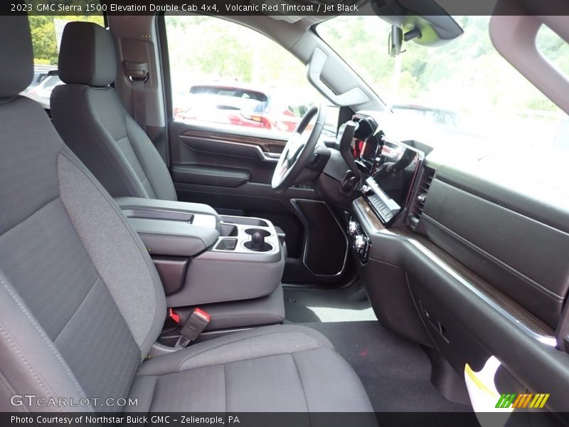 Volcanic Red Tintcoat / Jet Black 2023 GMC Sierra 1500 Elevation Double Cab 4x4