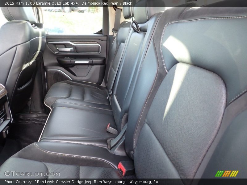 Delmonico Red Pearl / Black 2019 Ram 1500 Laramie Quad Cab 4x4