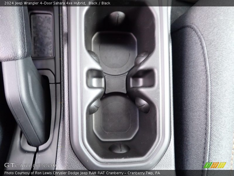 Black / Black 2024 Jeep Wrangler 4-Door Sahara 4xe Hybrid