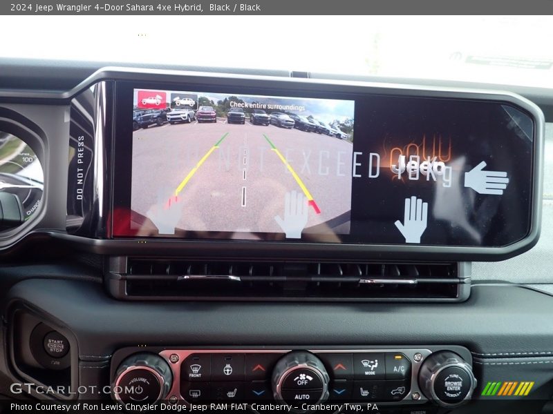 Black / Black 2024 Jeep Wrangler 4-Door Sahara 4xe Hybrid