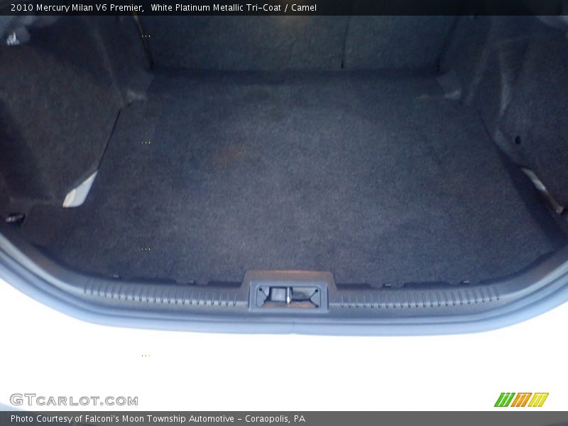 White Platinum Metallic Tri-Coat / Camel 2010 Mercury Milan V6 Premier