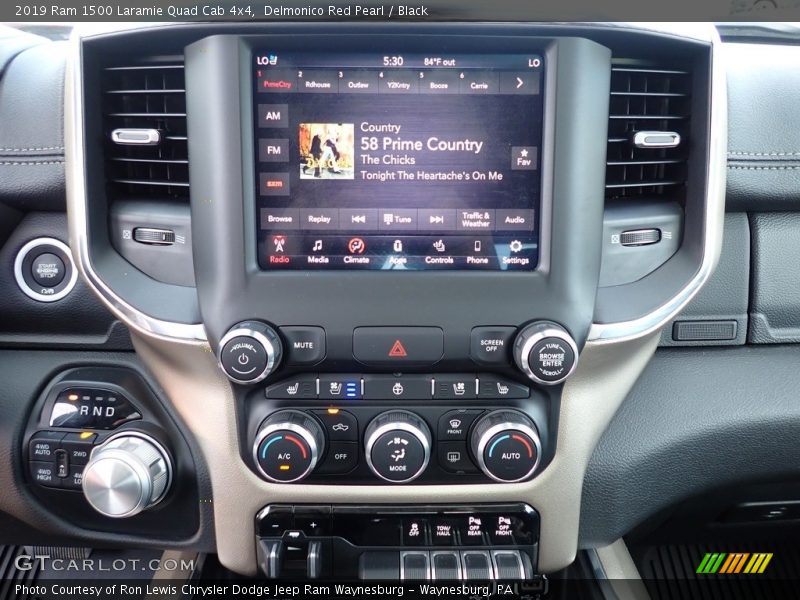 Controls of 2019 1500 Laramie Quad Cab 4x4