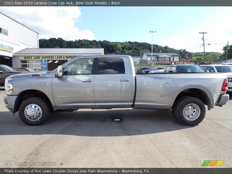 Billet Silver Metallic / Black 2023 Ram 3500 Laramie Crew Cab 4x4