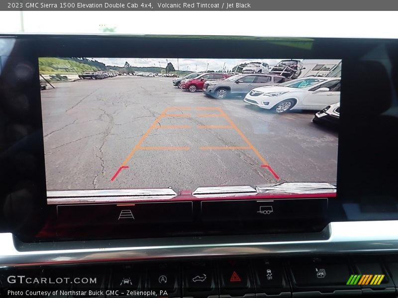 Volcanic Red Tintcoat / Jet Black 2023 GMC Sierra 1500 Elevation Double Cab 4x4