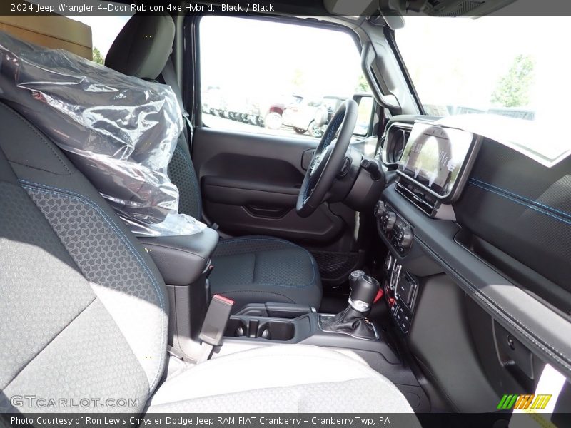 Black / Black 2024 Jeep Wrangler 4-Door Rubicon 4xe Hybrid