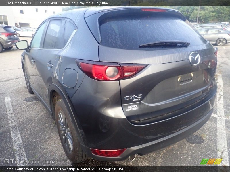 Machine Gray Metallic / Black 2021 Mazda CX-5 Touring AWD